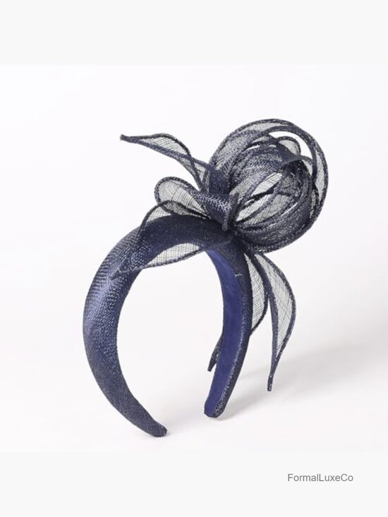 Sinamay Fascinator Headband Tea Party Hair Accessory Wedding Derby Church Hat